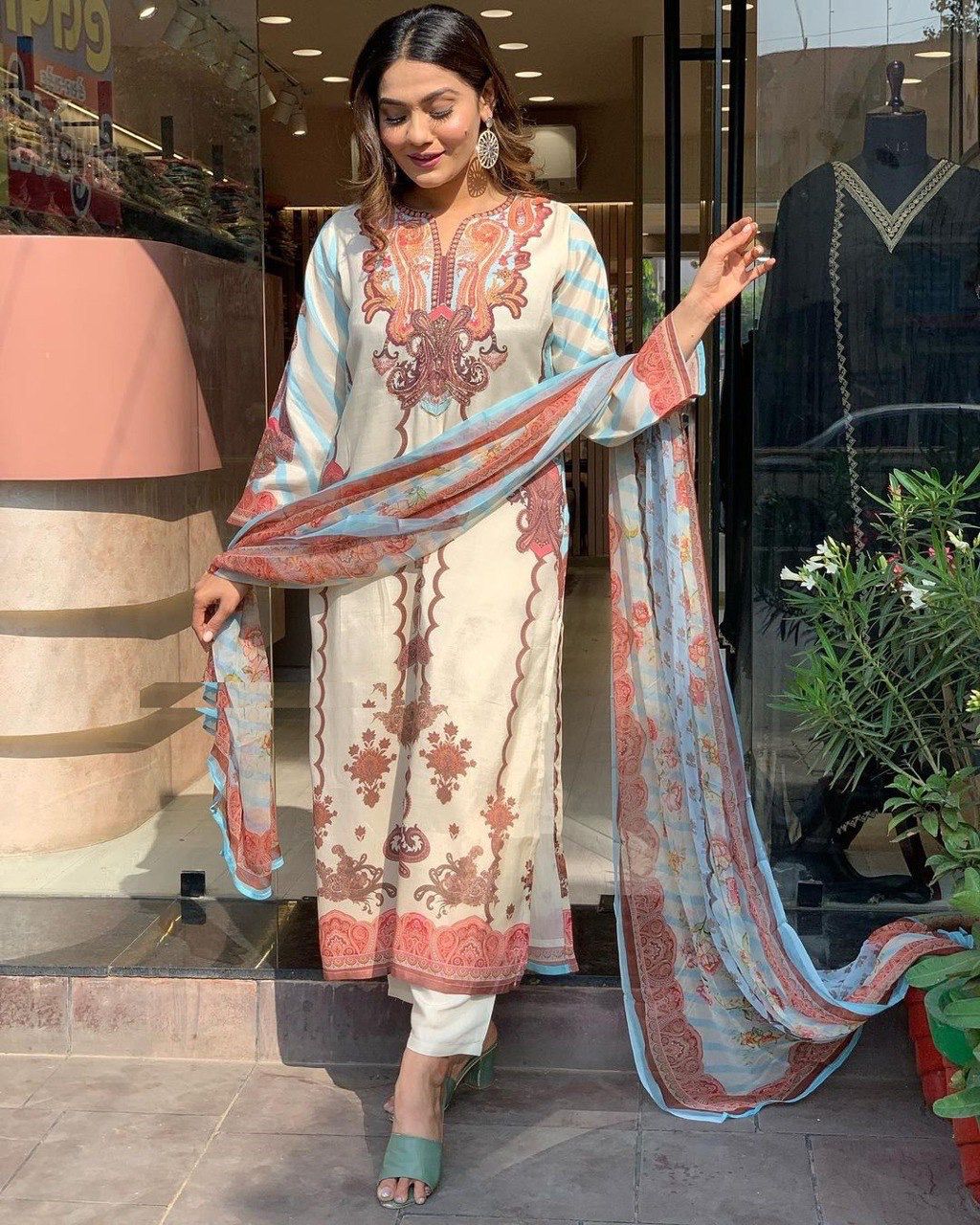 DC G24 Plus Size Printed Designer Kurti With Bottom Dupatta Wholesale Shop In Surat